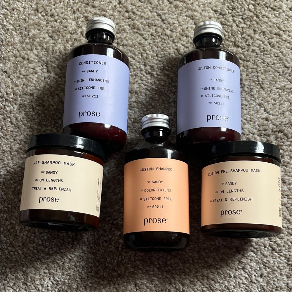 Prose Custom Hair Treatment Set Color Extend, Shine, On Lengths